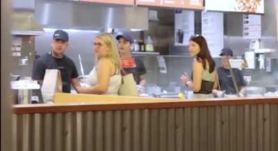 4 guys yell into chipotle bathroom for prank 