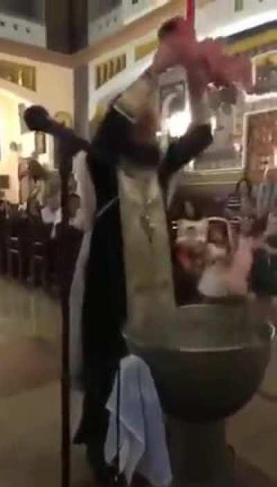 I know it's a ceremony, but look at the children behind.