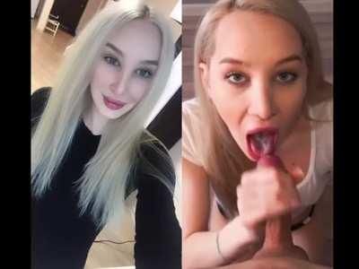 Casual pictures and bj video collage