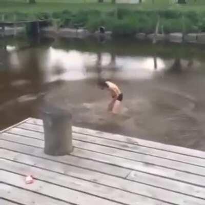 Jumping in before checking the water level