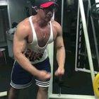 This man flexing too hard