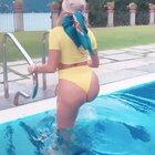 Pool booty. She deleted this post.