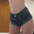 You guys seemed to like my jean shorts at school so here’s another one [f19]