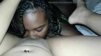 Eating Her Best Friend's Pussy To Orgasm