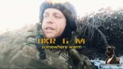 RU POV. UA soldier explains his opinion as to the difference between a 
