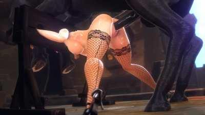 Assumi bound and fucked by a horse (noname55)