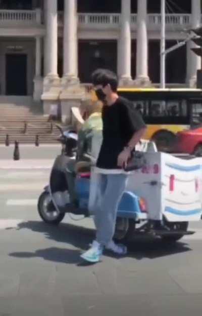 Let me just moonwalk in public without checking my surroundings