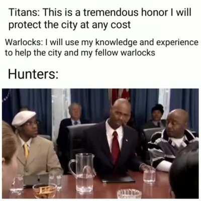 Every class reacting to being chosen for the vanguard