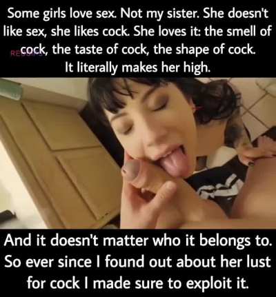 Some girls love sex, some girls love cock