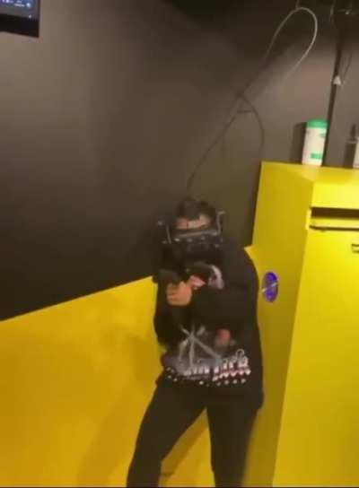 She was too immersed