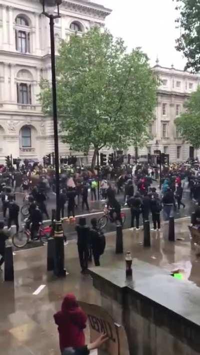 Well that didn’t go as planned. Look at the officer on the horse