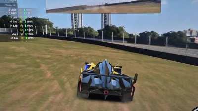 Hi guys i am wondering whos at fault here me or the corvette or it is racing incident?