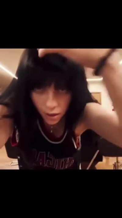 Billie being Billie like always😍✨🤍😍😍