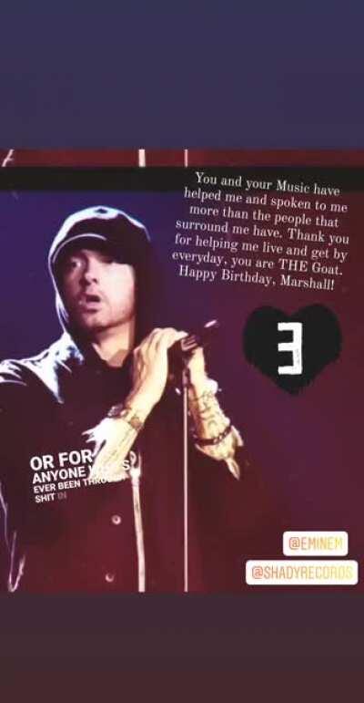 Happy Birthday, Marshall 🐐