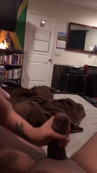 my gf milking my bbc