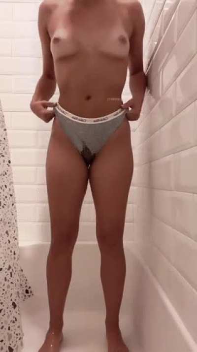 Your face belongs under neath my warm stream