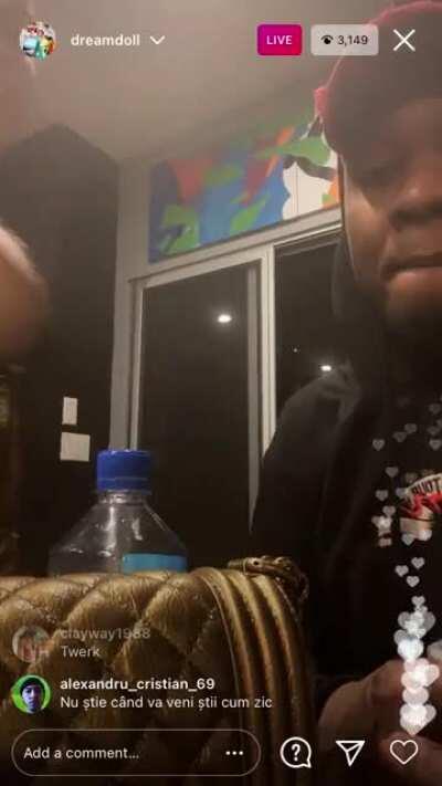 Dream Making it clap Ig Live Today