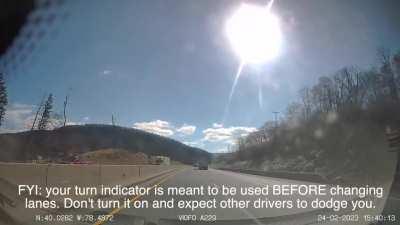 Tyson Foods truck driver causes 2 separate near-accidents within 5 minutes