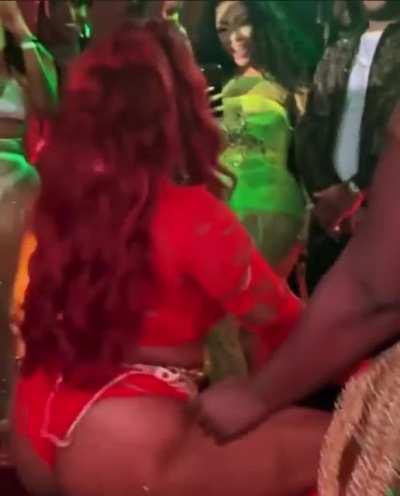 Meg @Cardi B party !