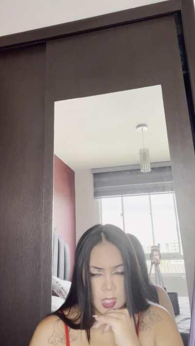 Come lay down here, I'll give you a nice bounce on your face!