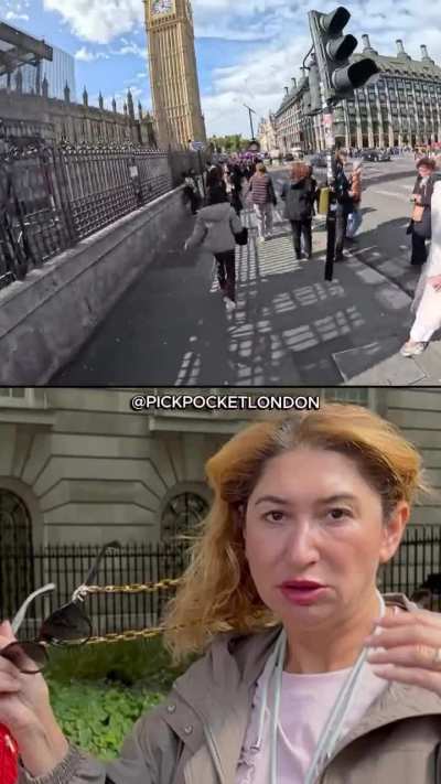 Pickpockets in London and now getting sprayed