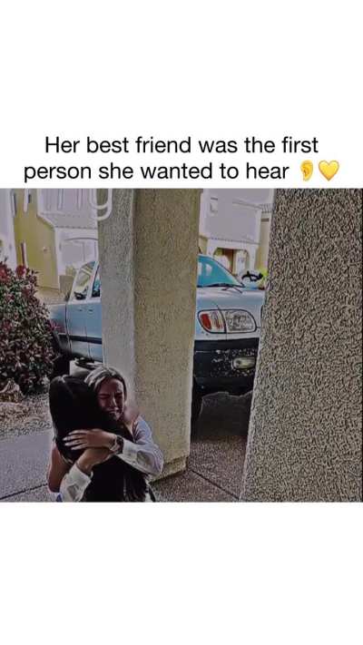 You can tell how nervous she was initially