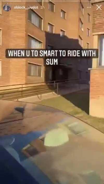 Jaydot (OBlock) expressing his love and appreciation for law enforcement after commiting a search and seizure on him👏🏾