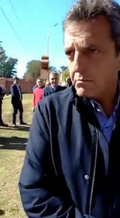 Hoy Massa en Cañada de Gómez en la inauguración del tren que conecta con Rosario.