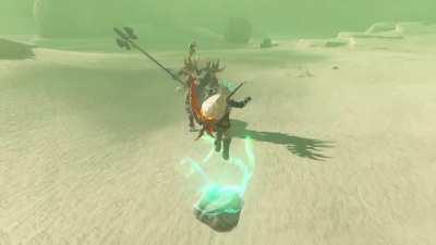 Tag teaming a Lynel with a rock