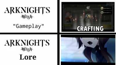 The arknights lore or wokeuplikethis meme doesn't exist so I made one.