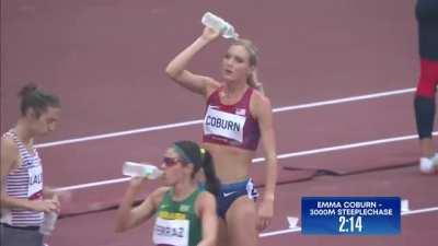 American Middle Distance Runner (and Olympian) Emma Coburn [gif]