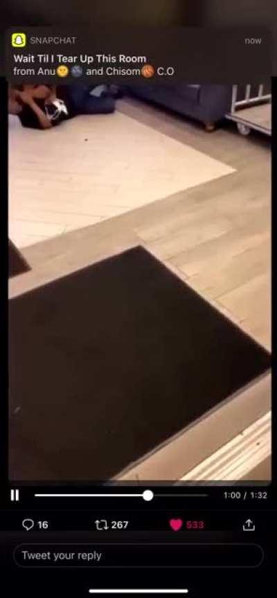 SIR HE NOT EVEN PUNCHING YOU THAT HARD HIT HIM BACK 😭😭