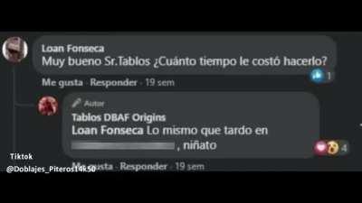 General Tablos, eso no es muy esencial de su parte.