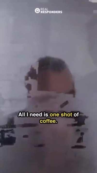 Guy gets high on 40 packs of instant coffee.