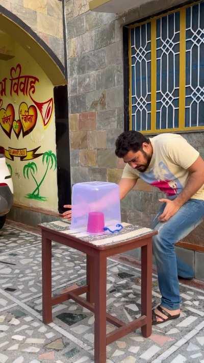 thread, magnets, blower? What is happening now?