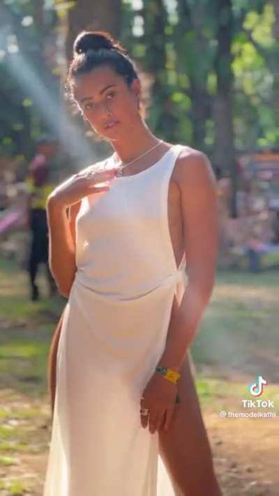 She's usually mostly naked