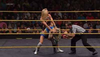 Charlotte treating Alexa like a rag doll