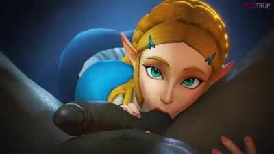 Zelda sucking balls (Fugtrup)
