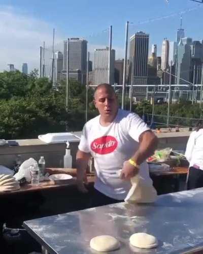 Amazing Pizza making skills