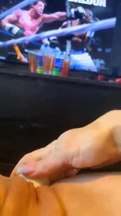 It's about how many balls you can hit and keep queefing forward