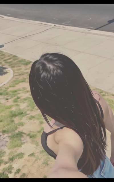 long hair you can play with :)