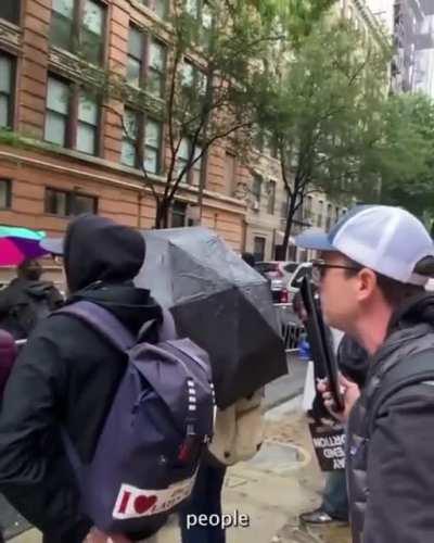 Not one person at this anti abortion rally wanted to sign up for adoption