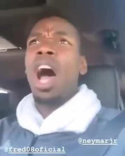 Paulinho Pogba embracing his inner Carioca