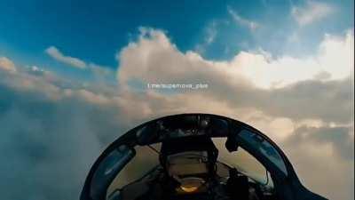 Ukrainian mig-29 protecting the skies above Ukraine