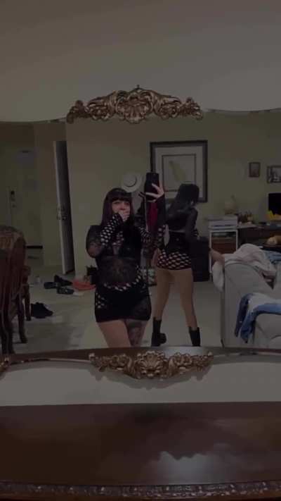 Twerking in thong uncensored