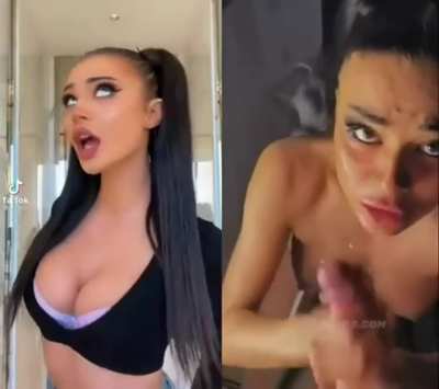 From tiktok to sucking a cock