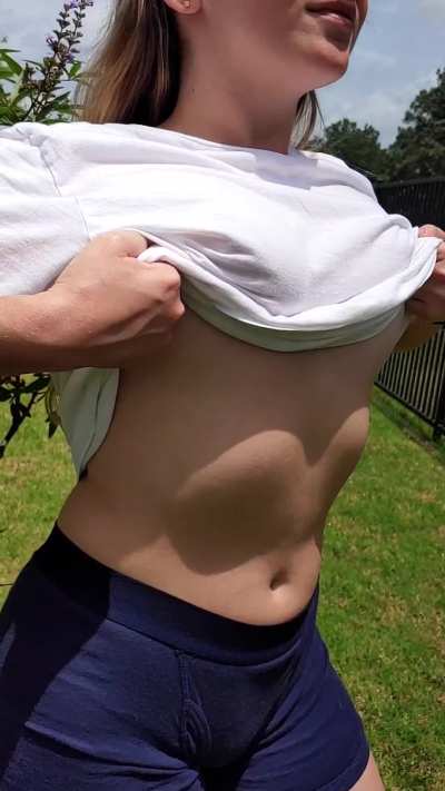 How to survive the summer heat, step 1...