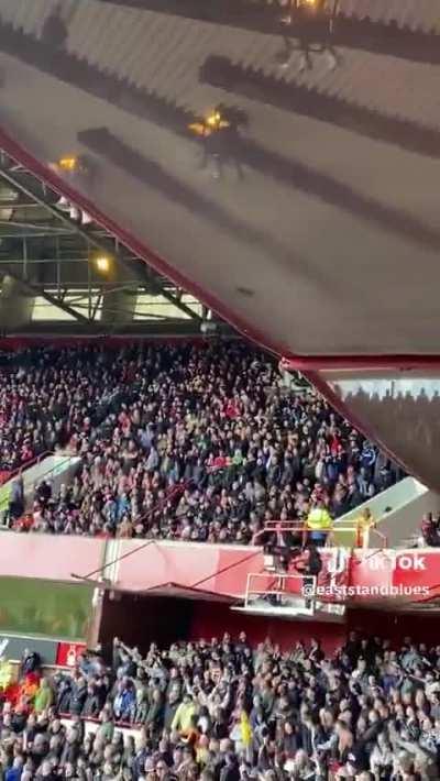 Man City fans to Nottingham Forest fans: 