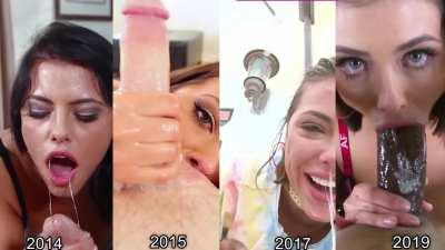 Years gone, but she never changed. She still takes it all deep in her throat.🤤 What do you guys think????