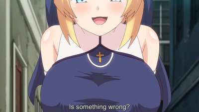 Seikon no Aria-Busty hentai nun drains balls of all their semen to cure incubus disease